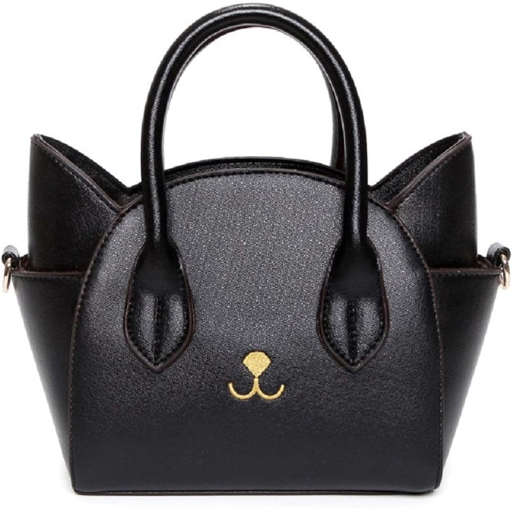 Purse- QZUnique Cat Purse for Women Cute Top Handle Shoulder Bag